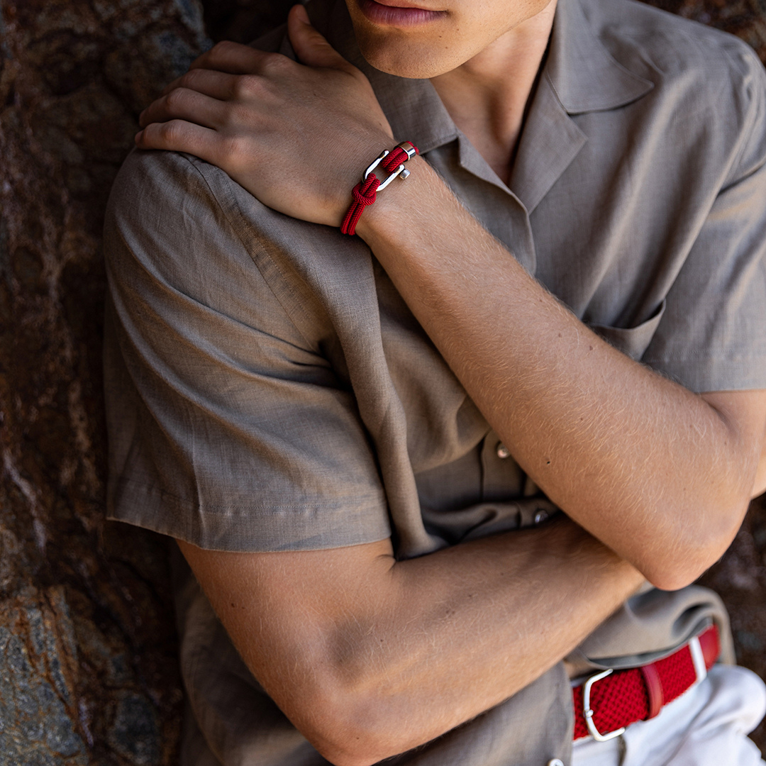Pulseira de Corda Vermelha Malibu Beroc