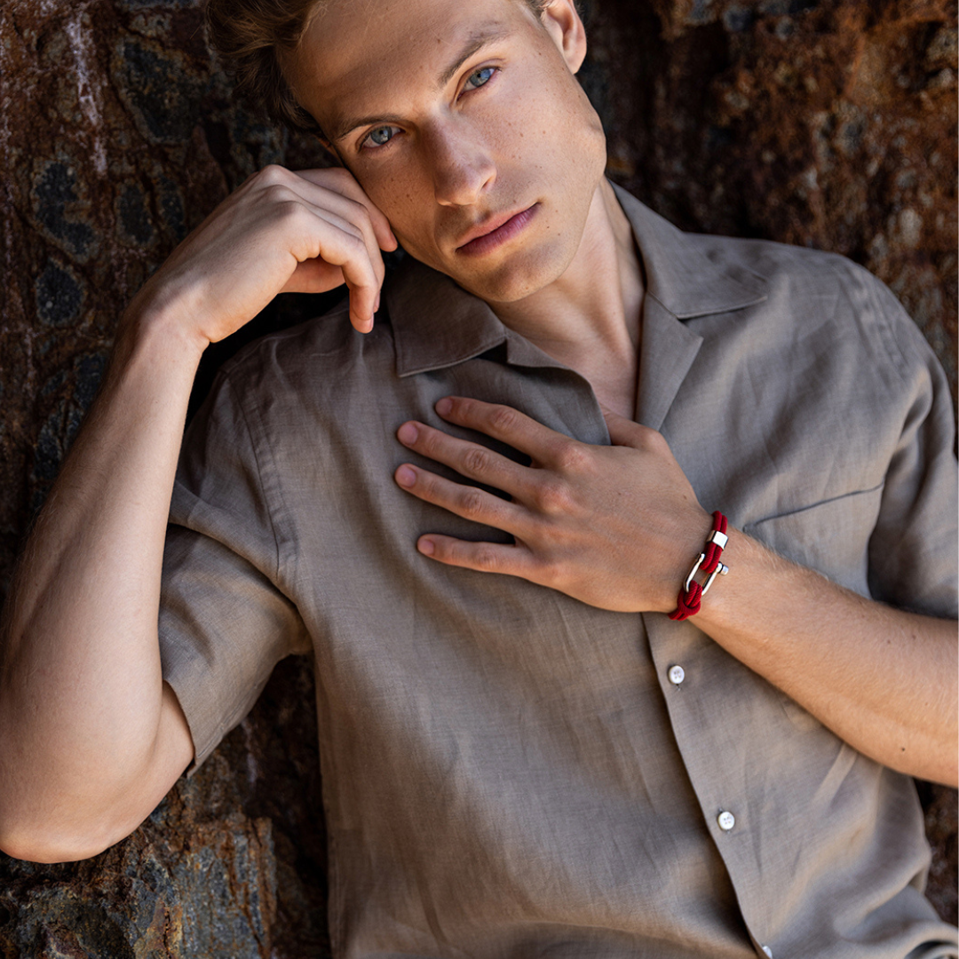 Pulseira de Corda Vermelha Malibu Beroc