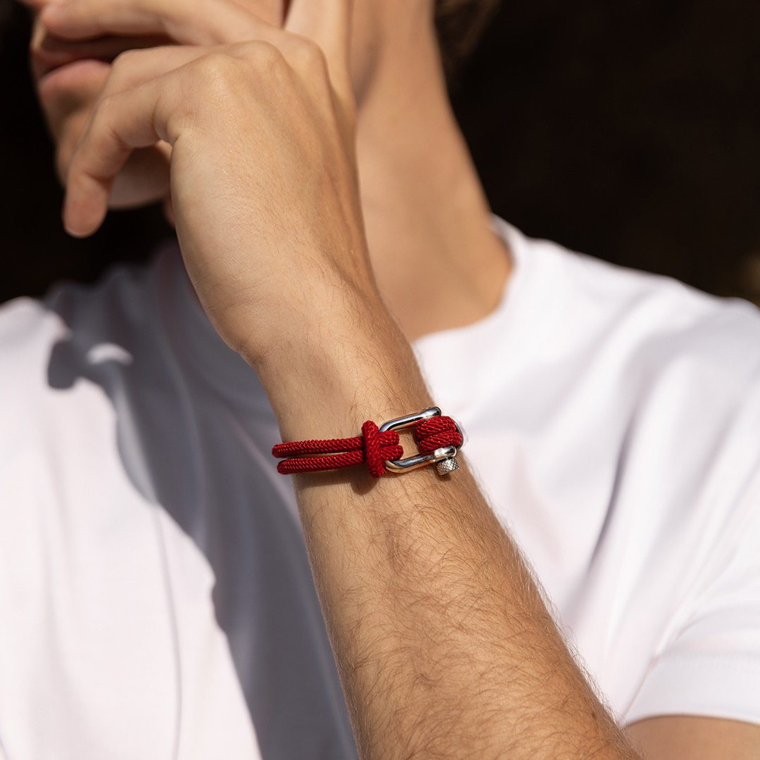 Pulseira de Corda Vermelha Malibu Beroc