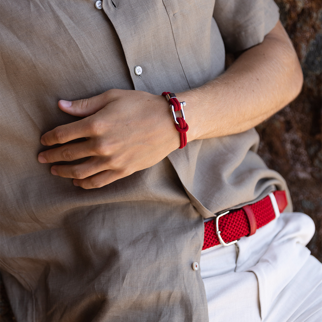 Pulseira de Corda Vermelha Malibu Beroc
