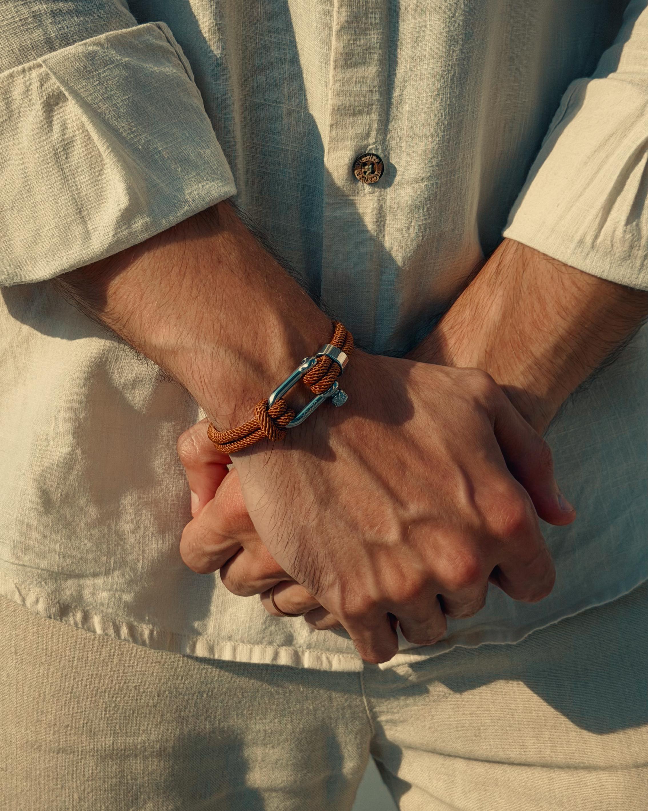 Pulseira de Corda Khaki Malibu Beroc