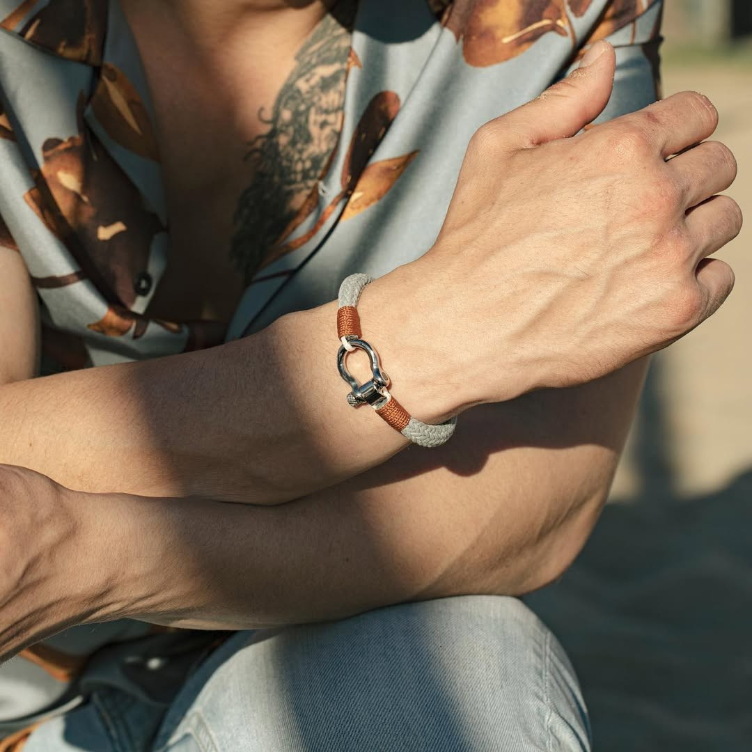 Pulseira de Corda de Algodão Ômega Beroc
