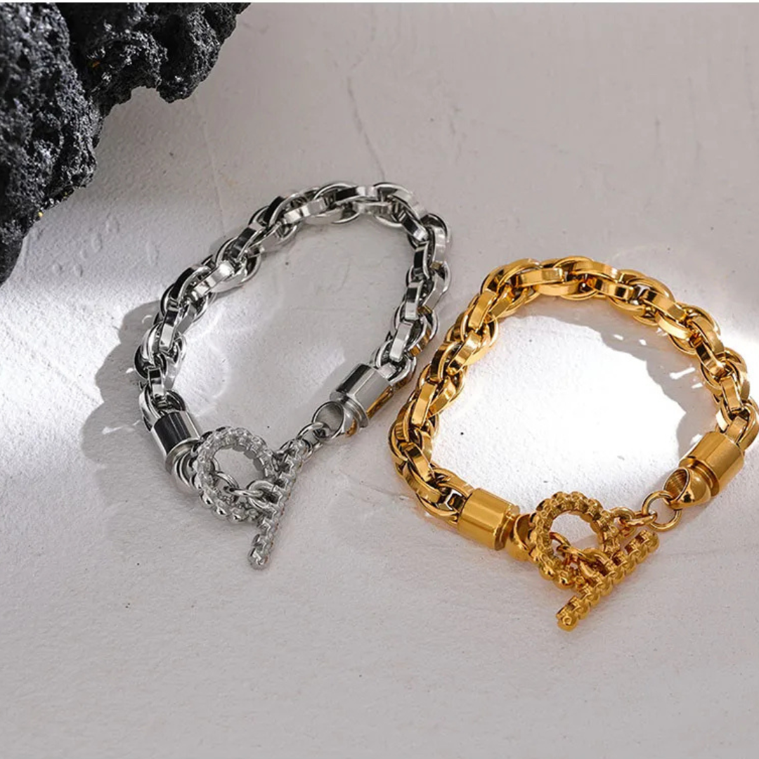Pulseiro de Ouro Real Anchor Beroc