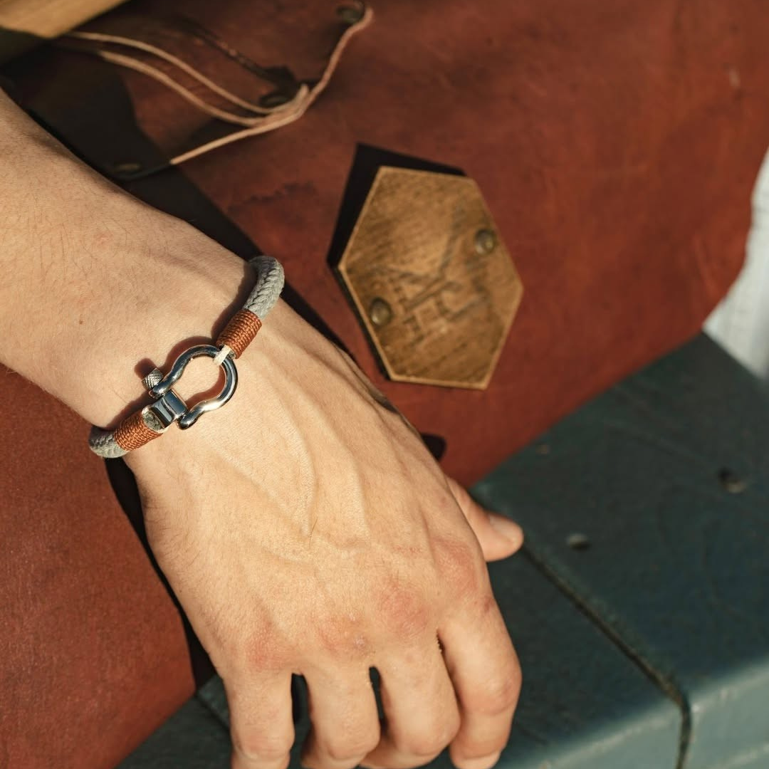 Pulseira de Corda de Algodão Ômega Beroc