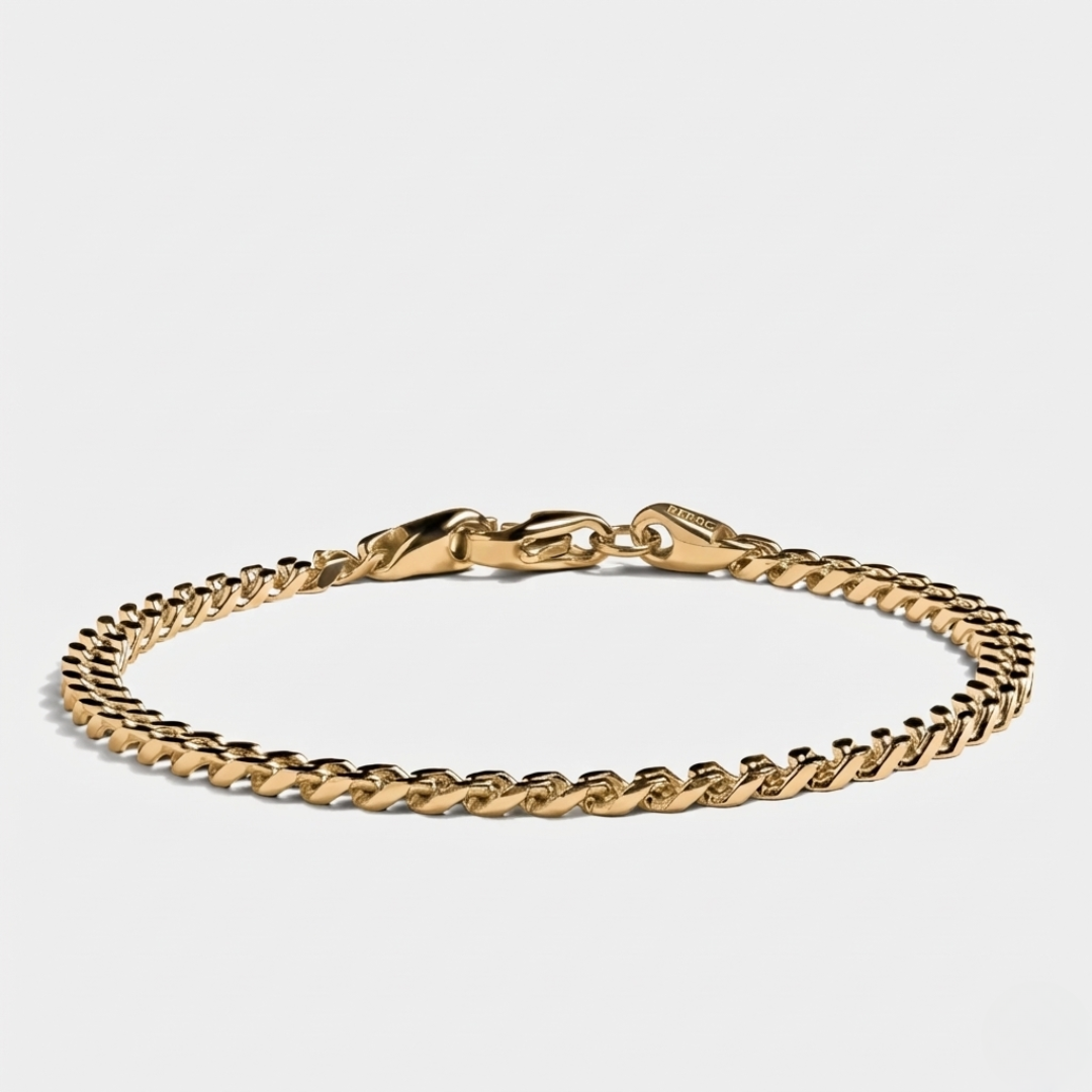 Pulseira Cuban Gold Beroc (4mm)