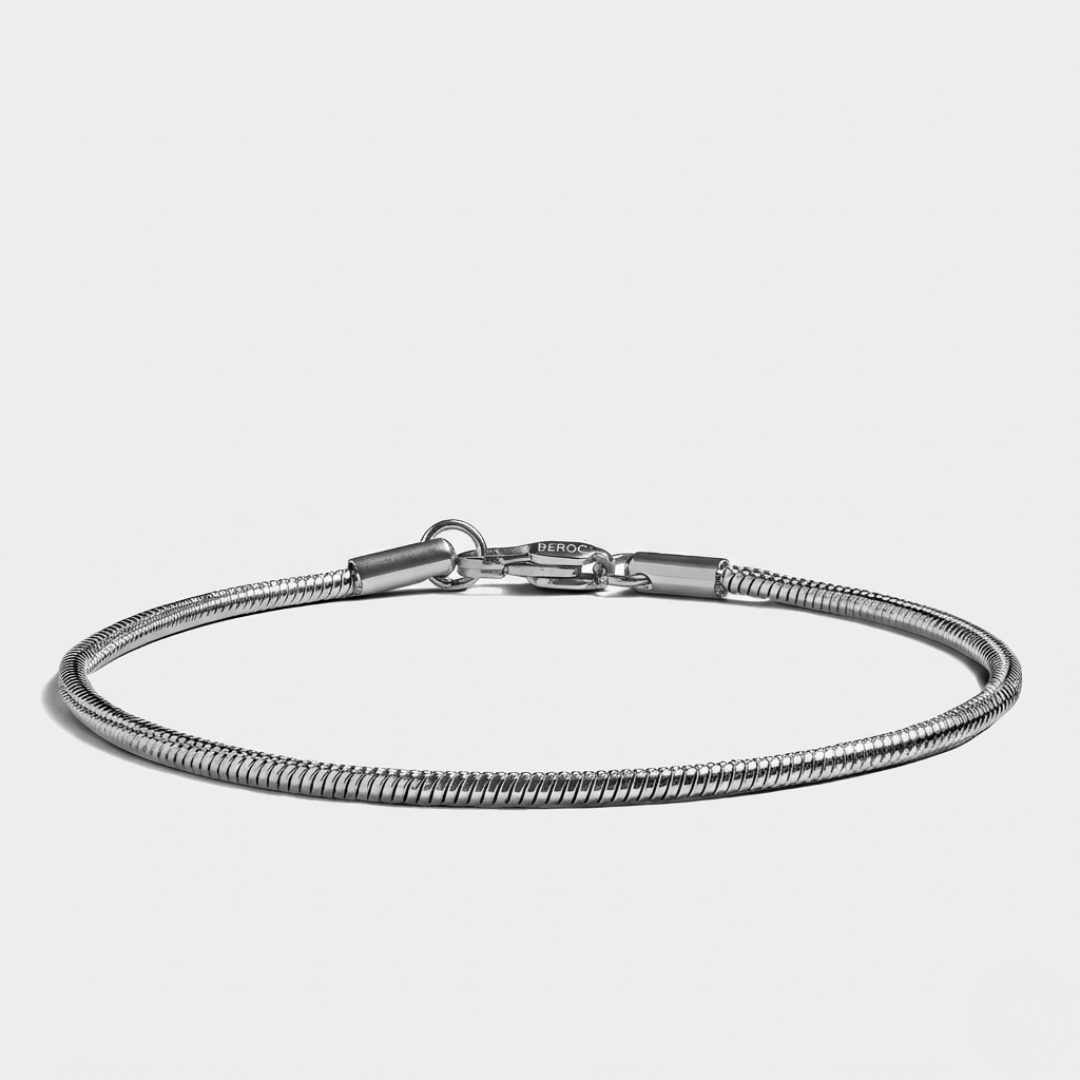 Pulseira de Prata Snake Beroc