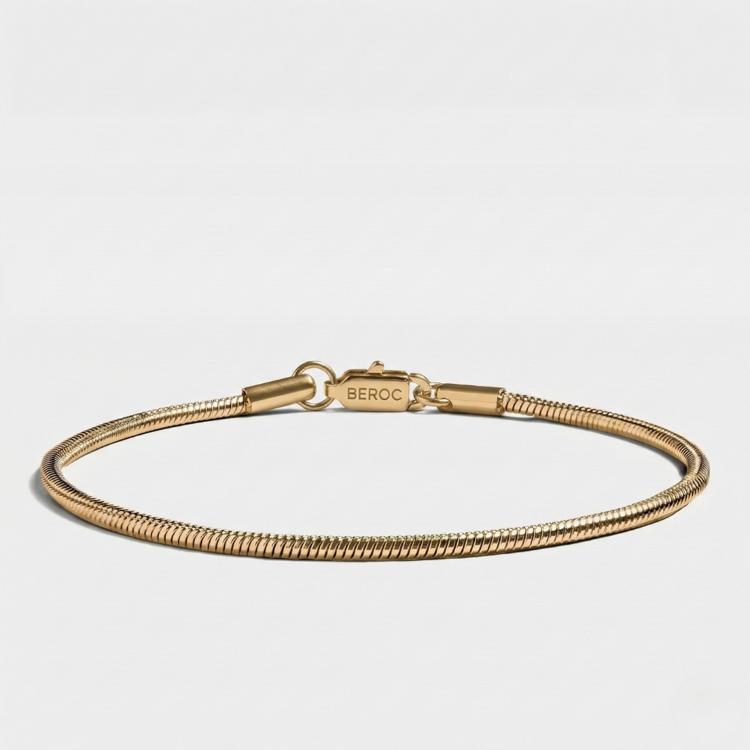 Pulseira Snake Gold Beroc
