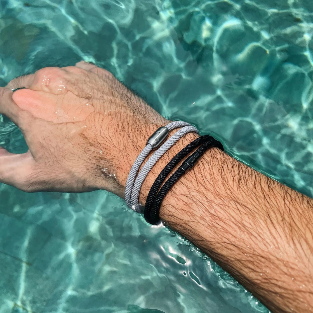 Pulseira de Corda Cinza Algarve Beroc