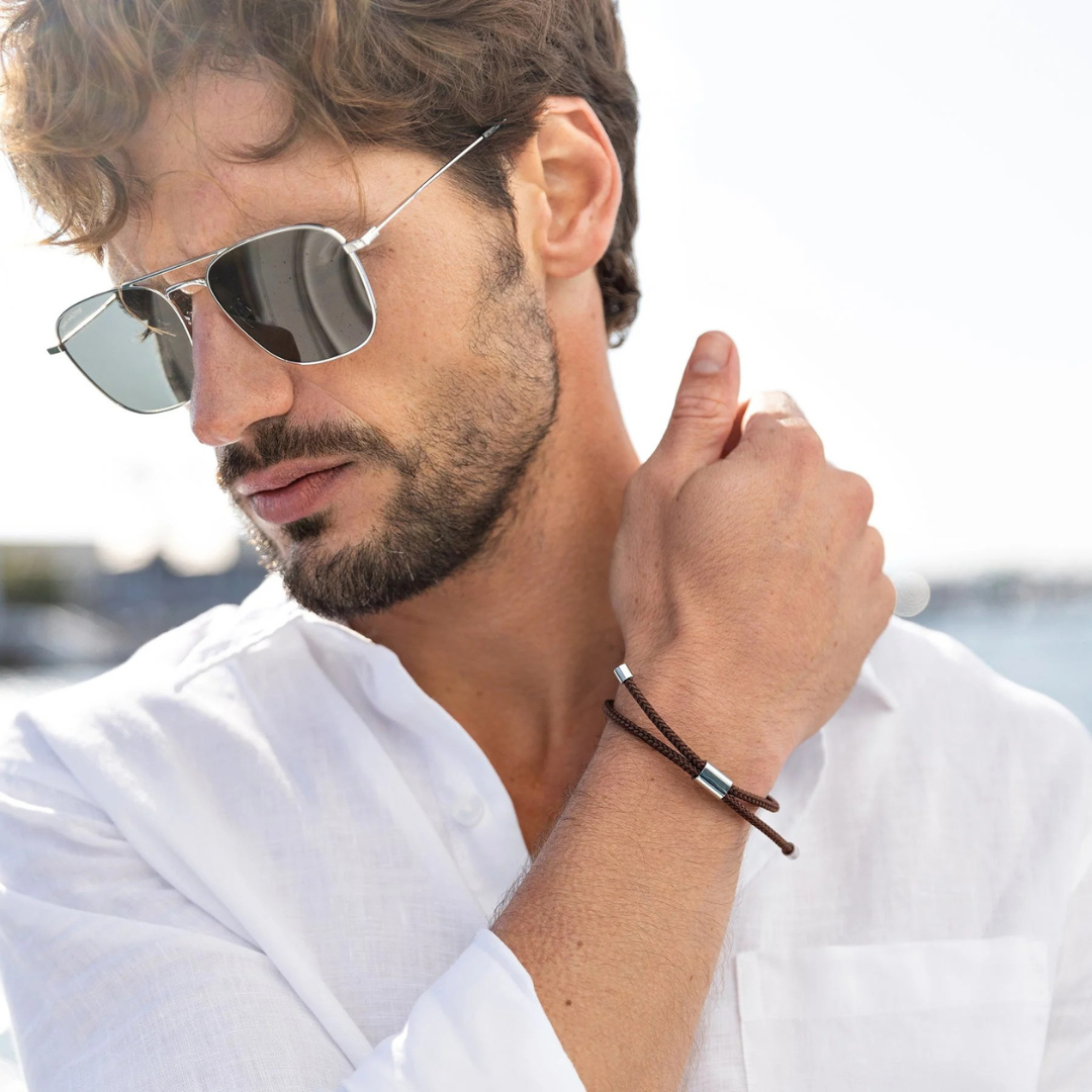 Pulseira de Corda Marrom Sailor Beroc