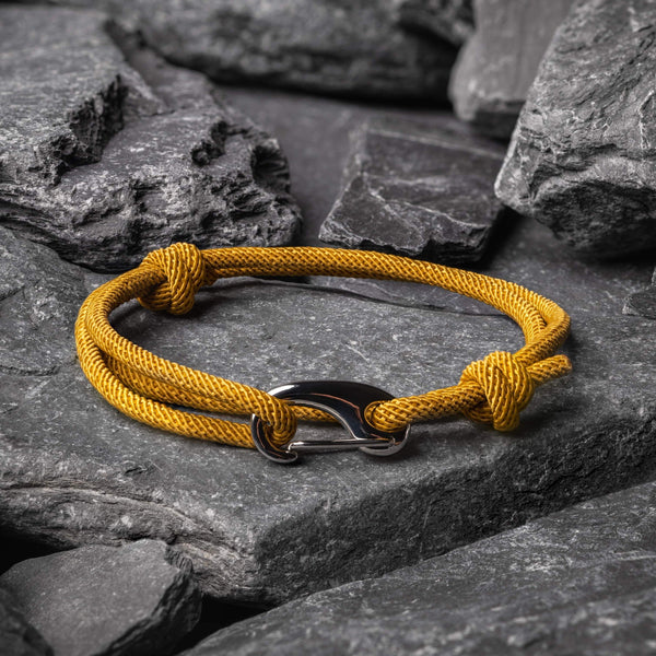 Pulseira de Corda Milan Mostarda Explorer Beroc