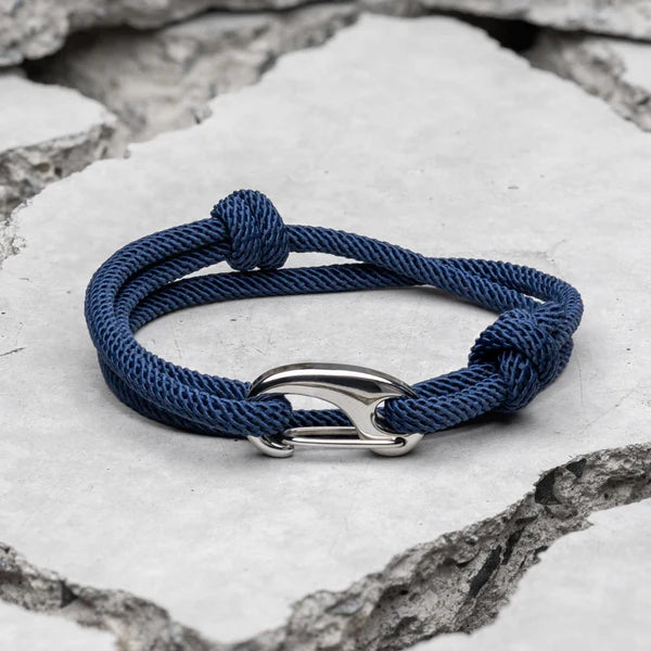 Pulseira de Corda Milan Azul Marinho Explorer Beroc