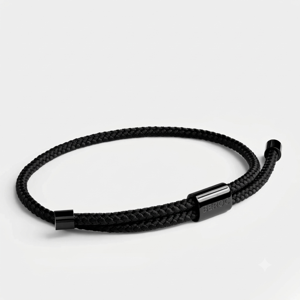 Pulseira de Corda All Black Sailor Beroc