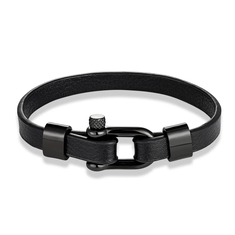Pulseira Biker Preta