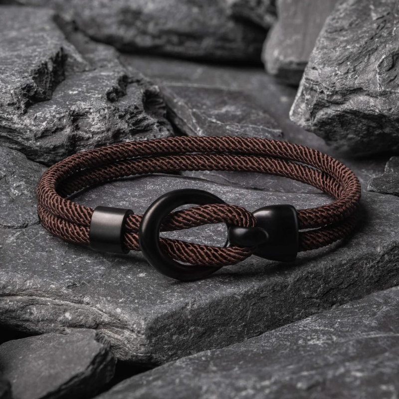 Pulseira Argenta Marrom .beroc