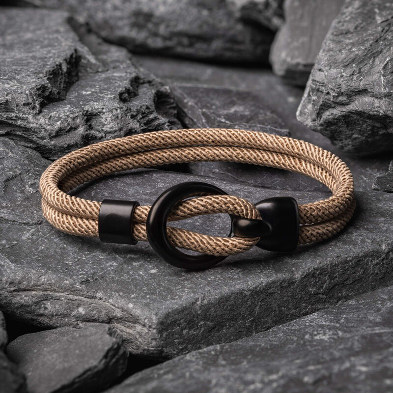 Pulseira Argenta Bege .beroc