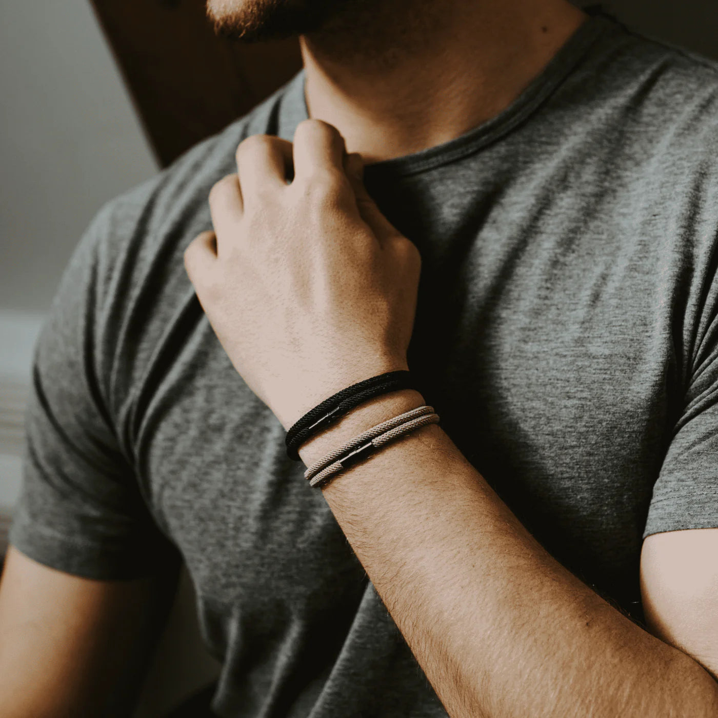 Pulseira Minimalista Beroc Preta