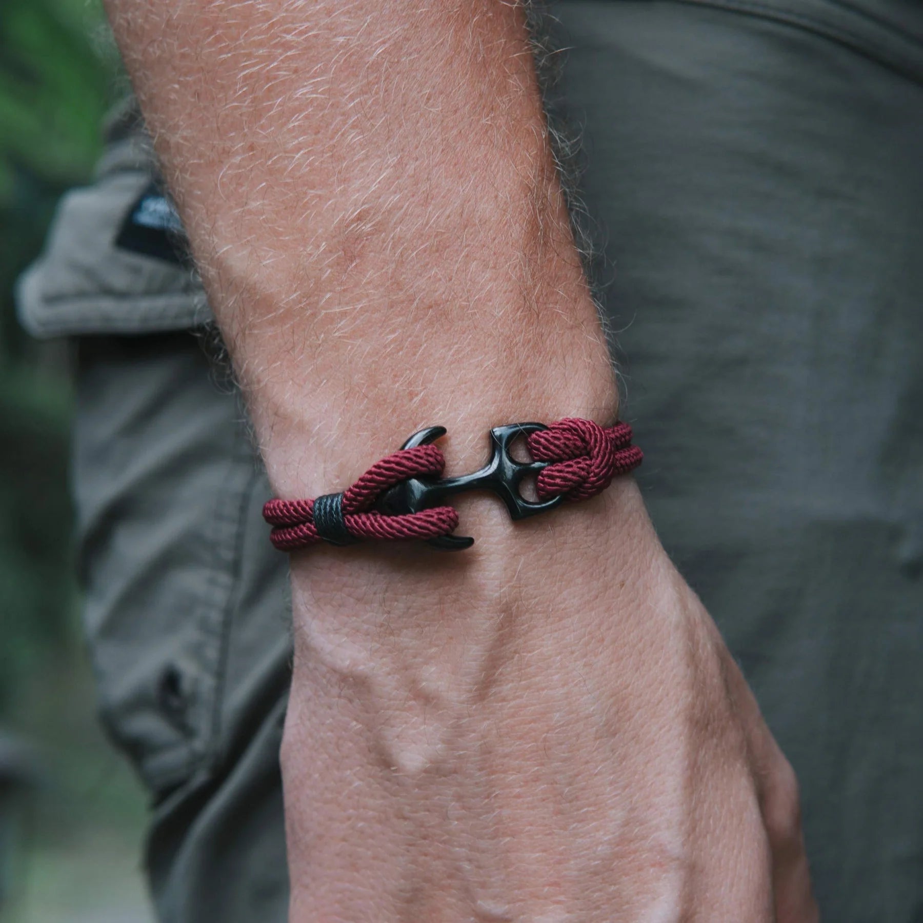 Pulseira Anchor Vinho .beroc