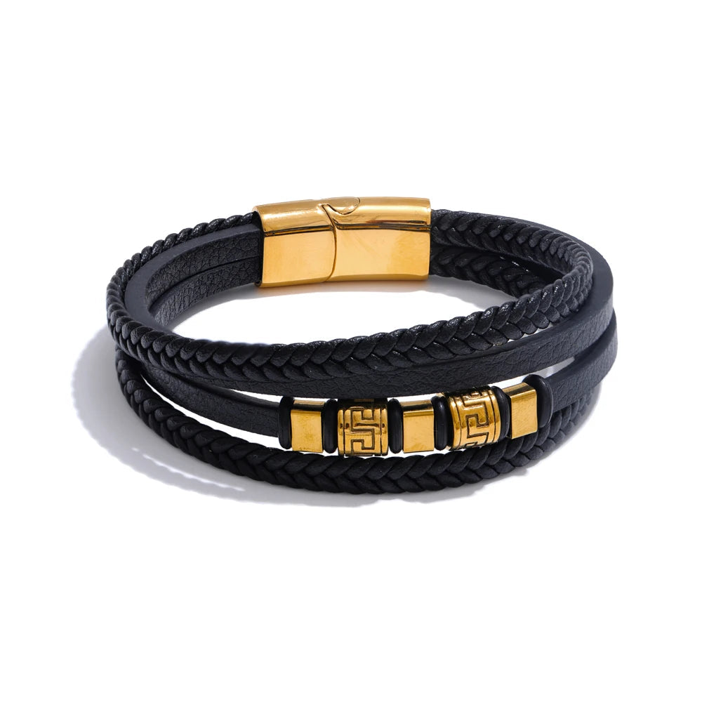 Pulseira de Couro Nomad Beroc