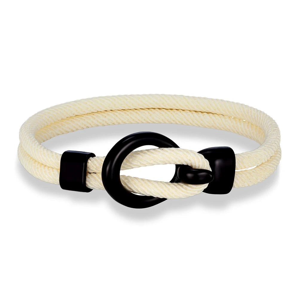 Pulseira de Corda Branca Argenta Beroc