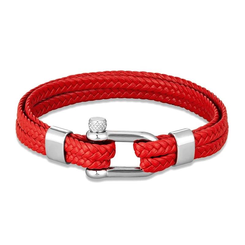 pulseira vermelha, pulseira para homem, pulseira masculina, pulseira de couro, pulseira couro, pulseira, bracelete vermelho, bracelete masculino, bracelete de couro