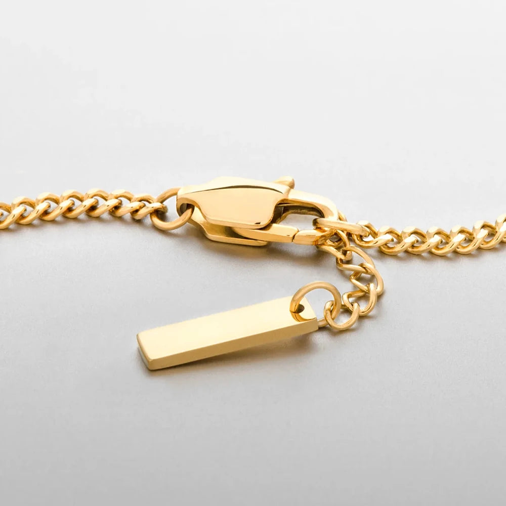 Pulseira de Ouro Minimalista Atlas Beroc