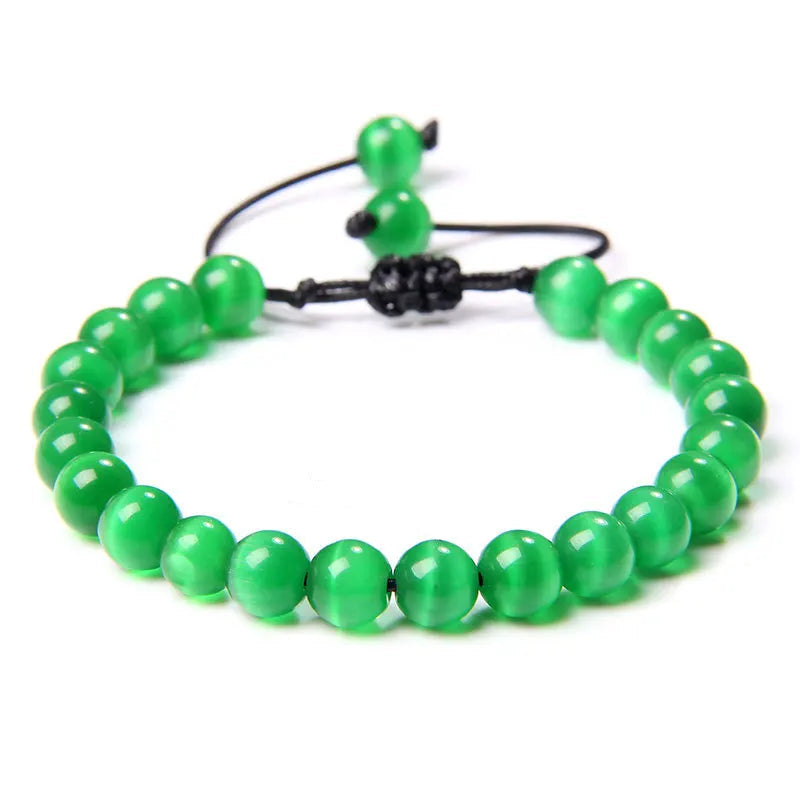 Pulseira de Pedra Opala Verde Beroc
