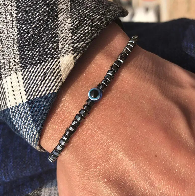Pulseira de Pedra Natural Olho Grego Mistral Beroc