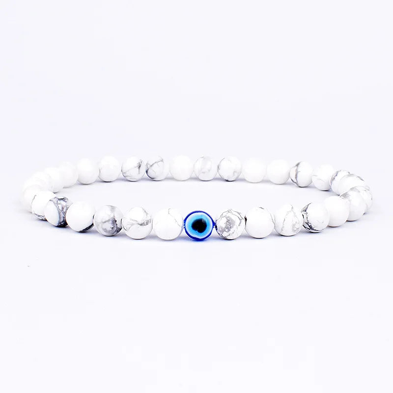 Pulseira de Pedra Natural Olho Grego Astral Beroc