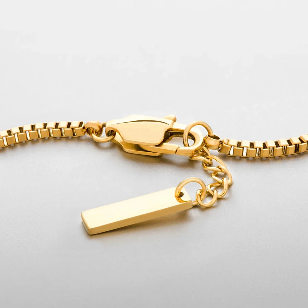 Pulseira de Ouro Minimalista Beroc