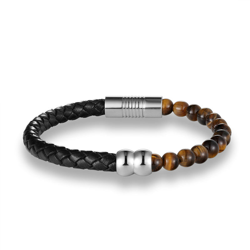 pulseira olho de tigre, pulseira para homem, pulseira masculina, pulseira de couro, pulseira de pedra, pulseira de contas, pulseira, bracelete olho de tigre, bracelete masculino, bracelete de couro, bracelete de couro, bracelete de contas