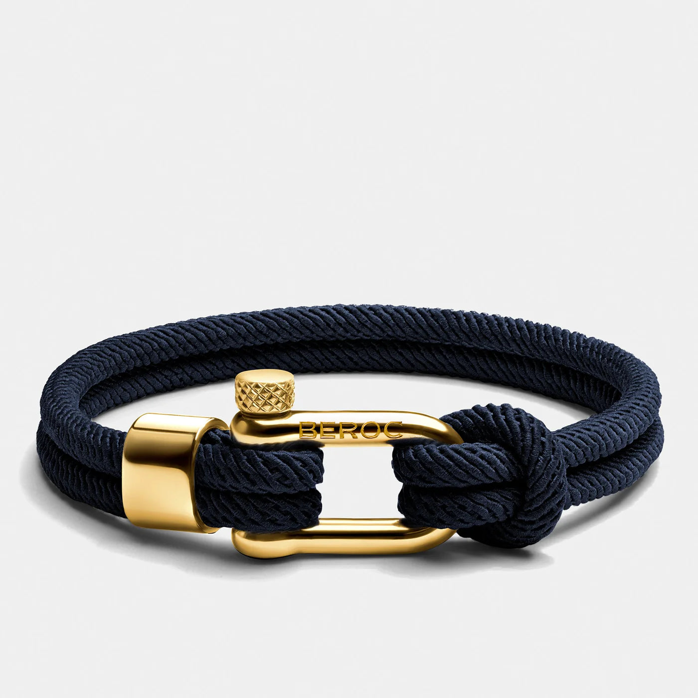 Pulseira de Corda Azul Malibu Gold Beroc