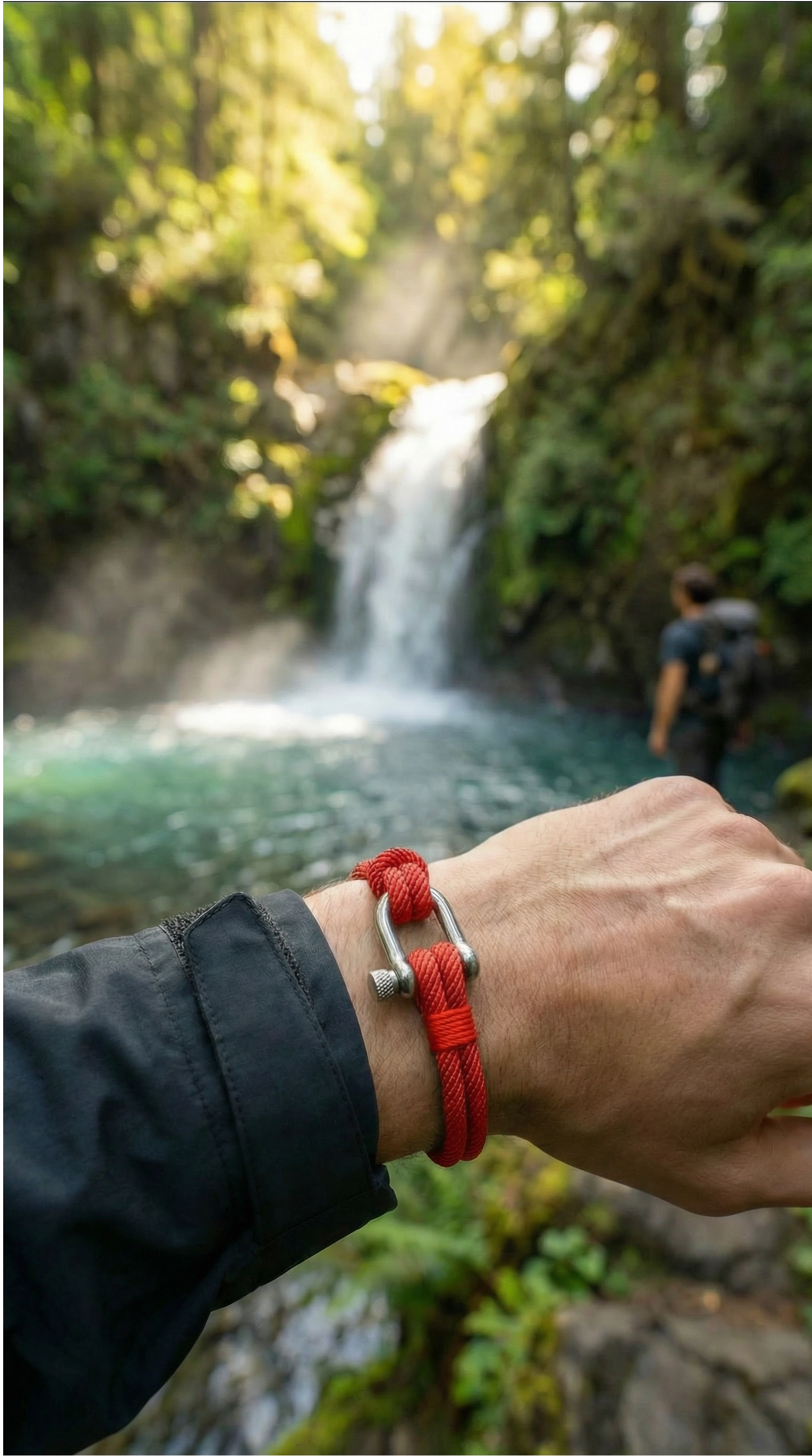 Pulseira de Corda Laranja Strand Beroc