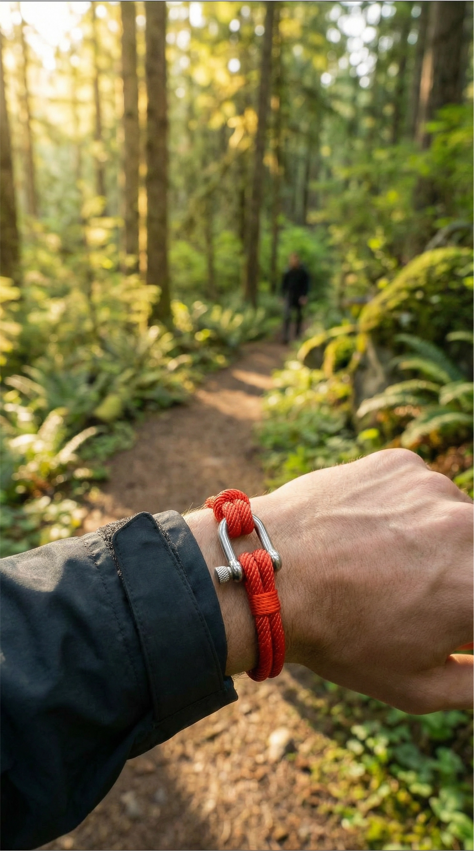 Pulseira de Corda Laranja Strand Beroc