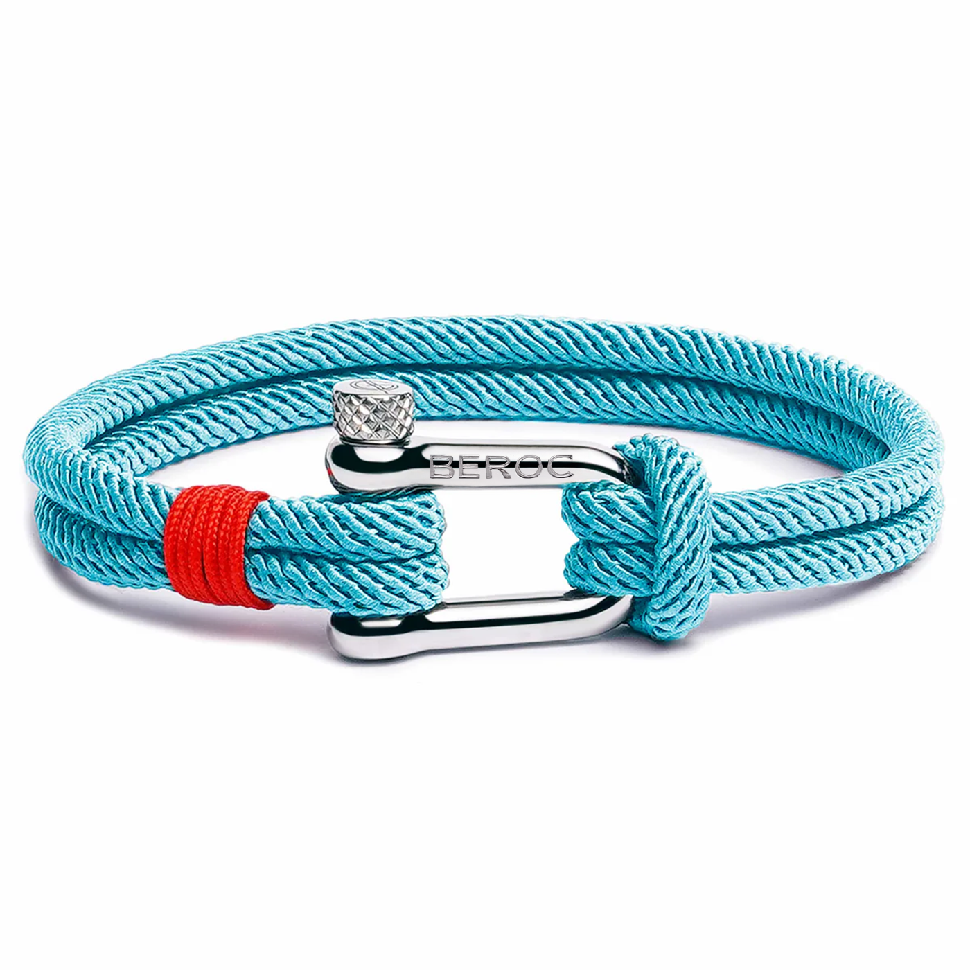 Pulseira de Corda Azul Claro Strand Beroc