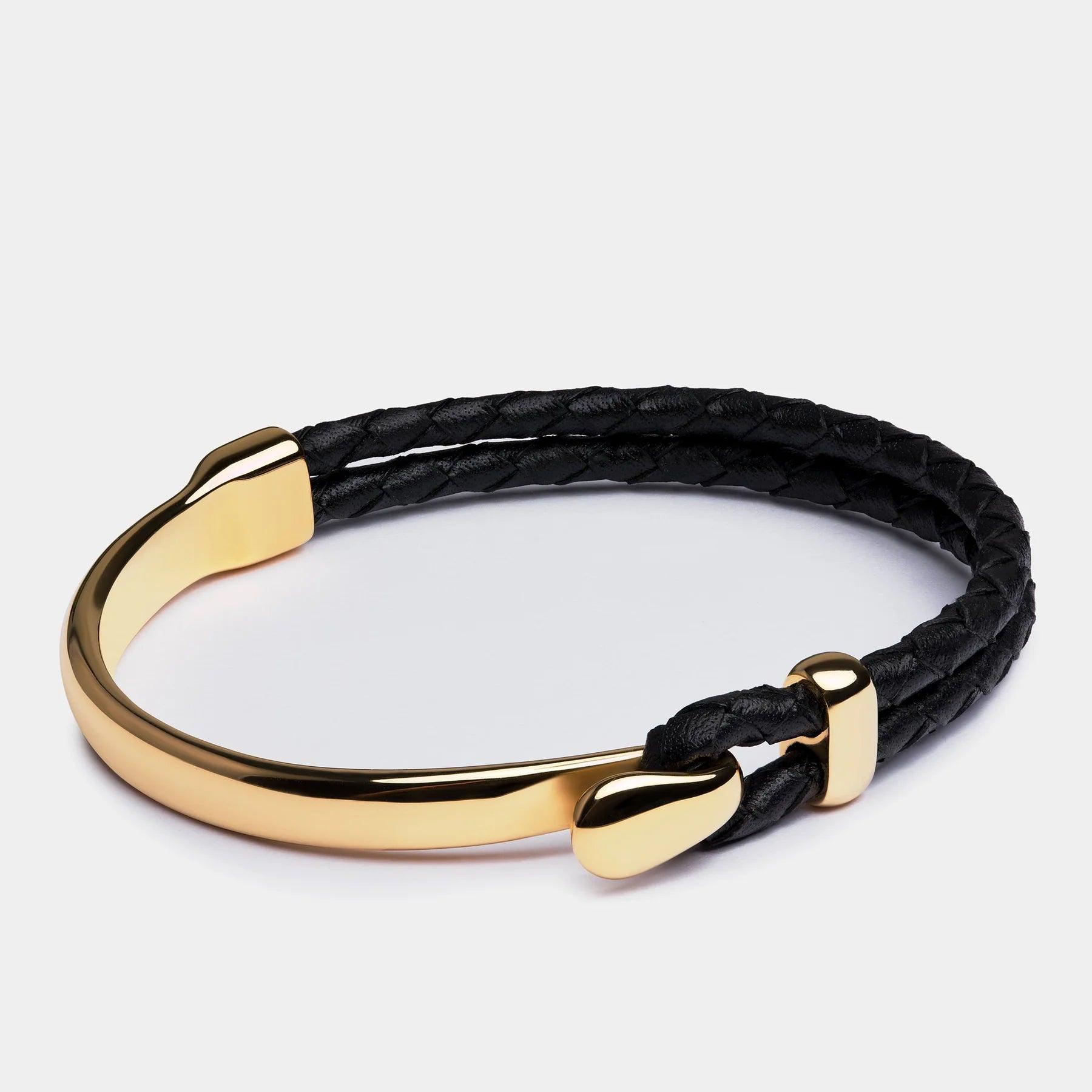 Pulseira de Couro Trançado Signature Beroc