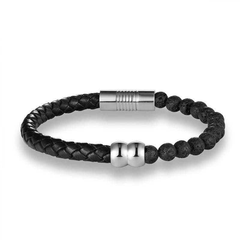 pulseira preta, pulseira para homem, pulseira masculina, pulseira de couro, pulseira de pedra, pulseira de contas, pulseira, bracelete preto, bracelete masculino, bracelete de couro, bracelete de couro, bracelete de contas