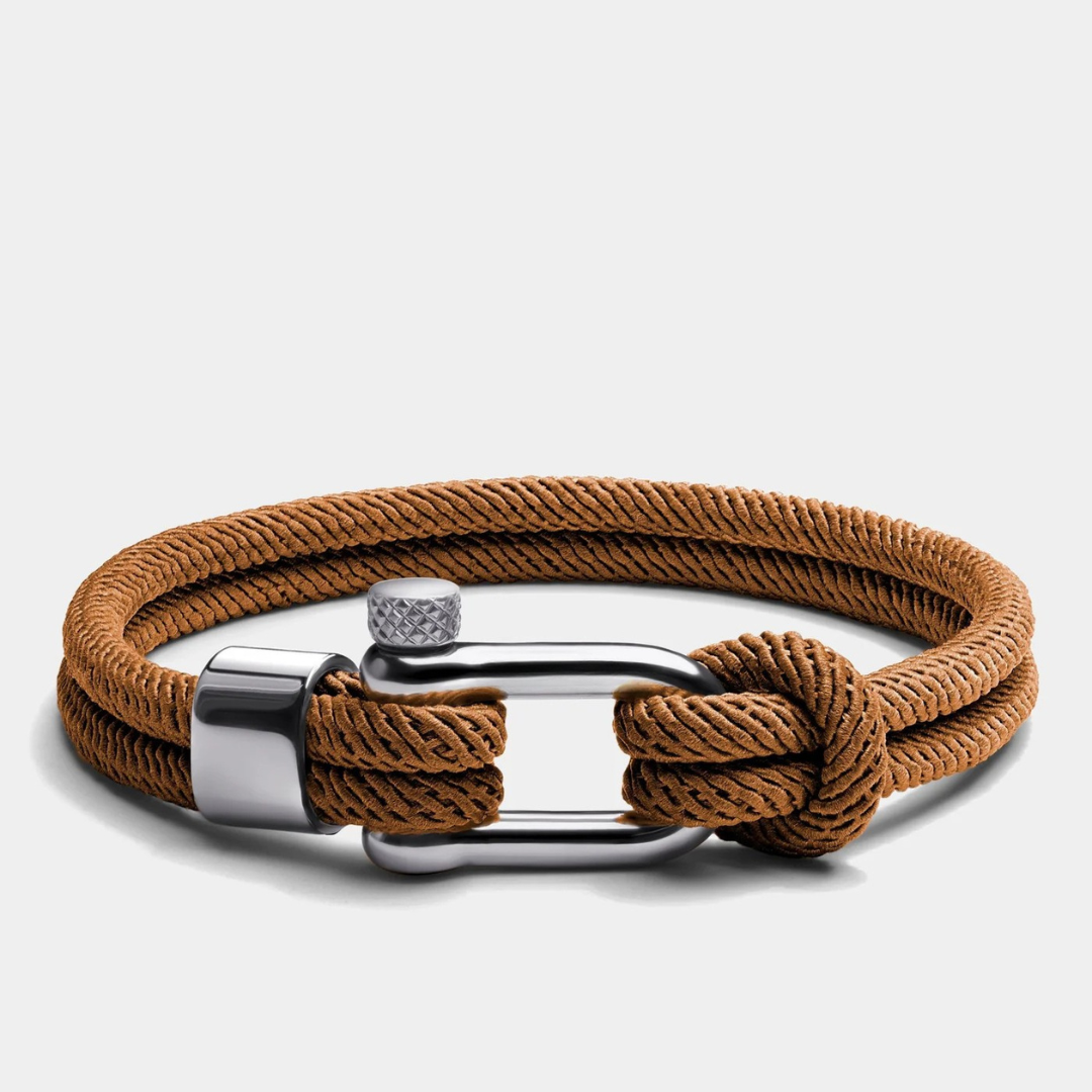 Pulseira de Corda Marrom Malibu Black Beroc