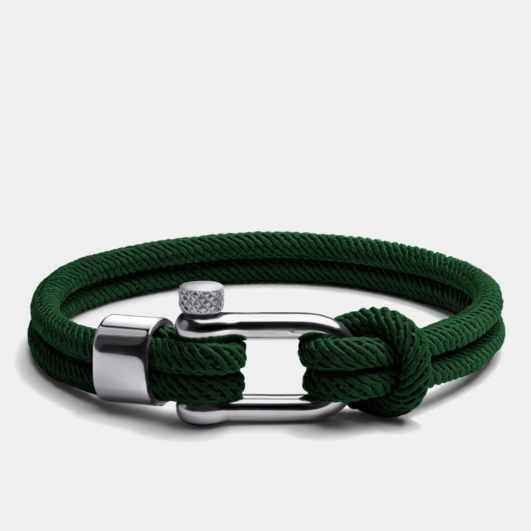 Pulseira de Corda Verde Malibu Black Beroc