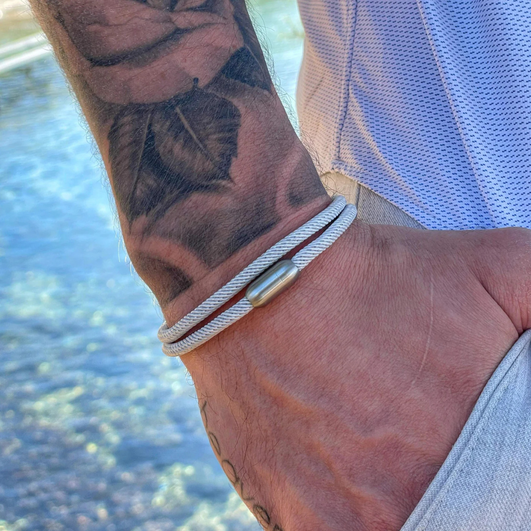 Pulseira de Corda Cinza Algarve Beroc