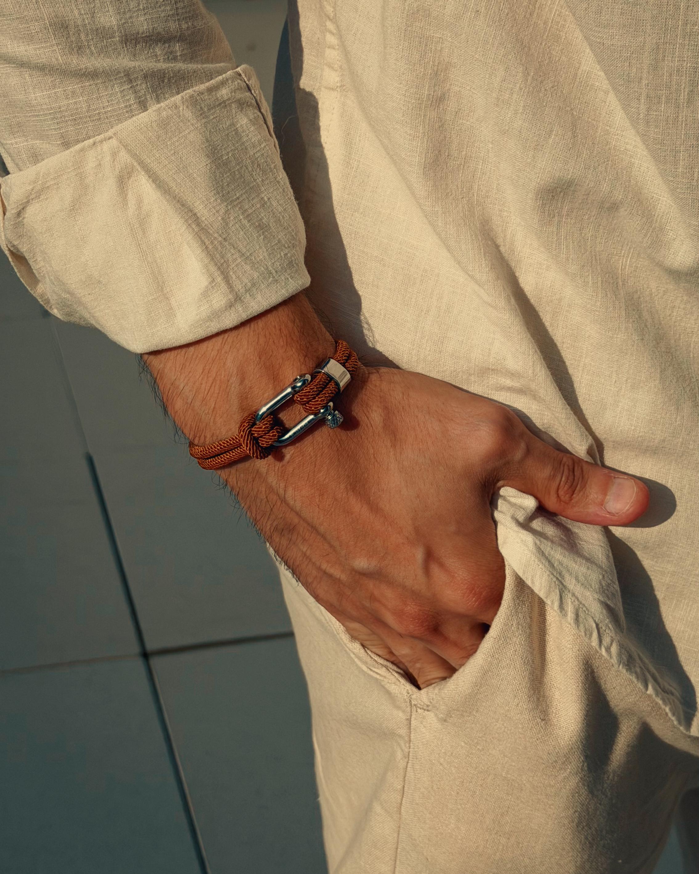 Pulseira de Corda Khaki Malibu Beroc