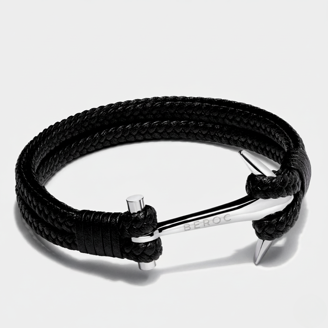 Pulseira de Couro Anchor Beroc