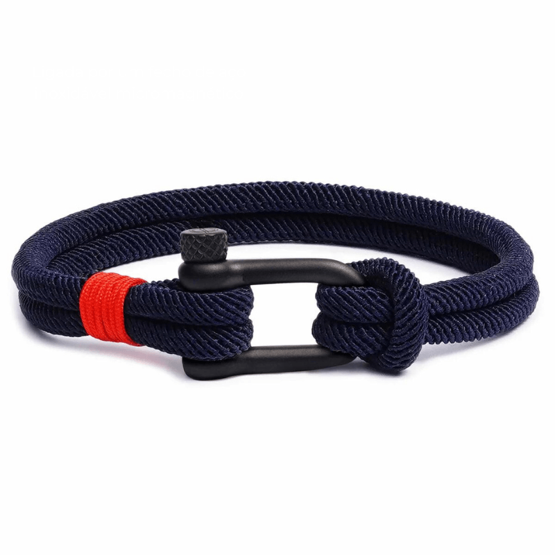 Pulseira de Corda Azul Strand Beroc