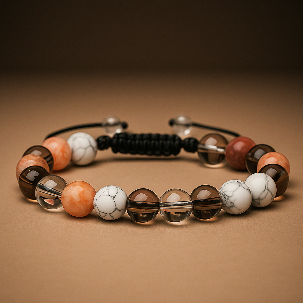 Pulseira De Pedras Naturais Vulcano Beroc