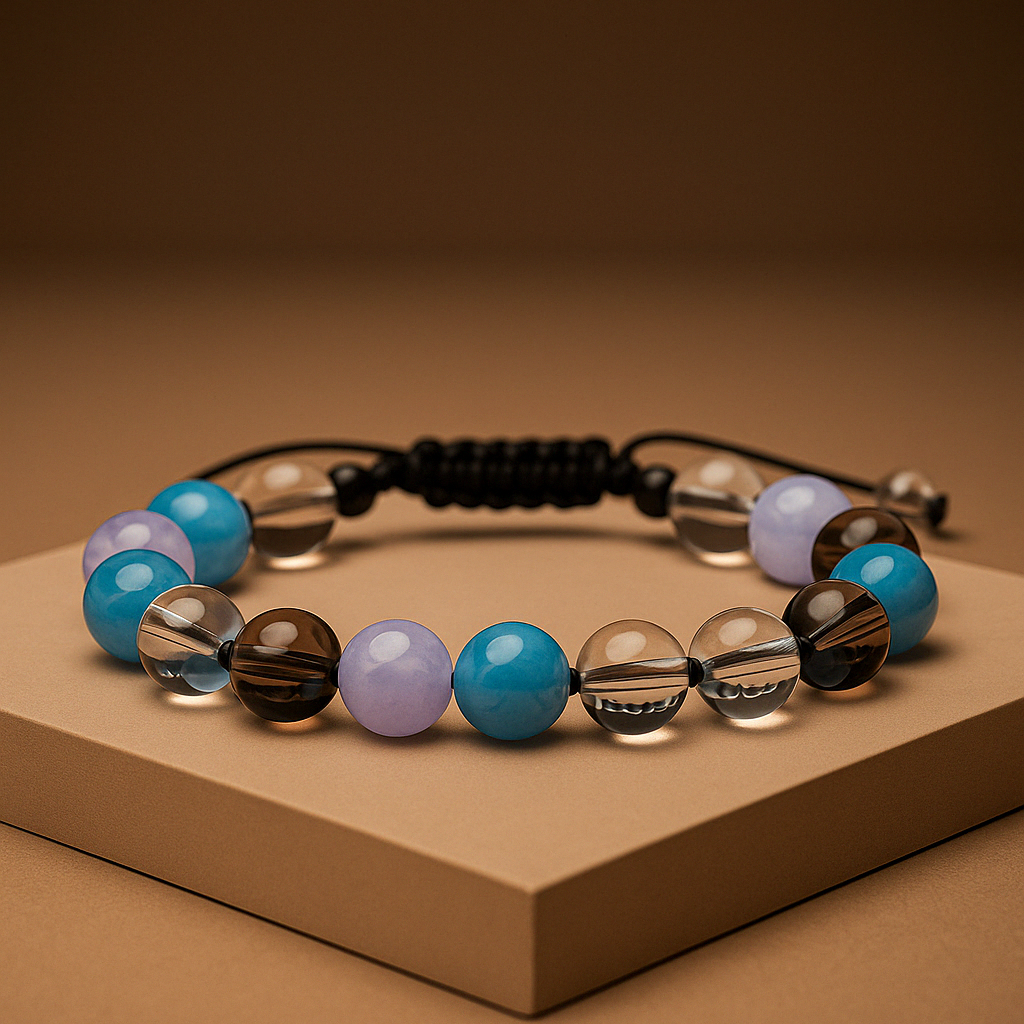 Pulseira De Pedras Naturais Essência Beroc