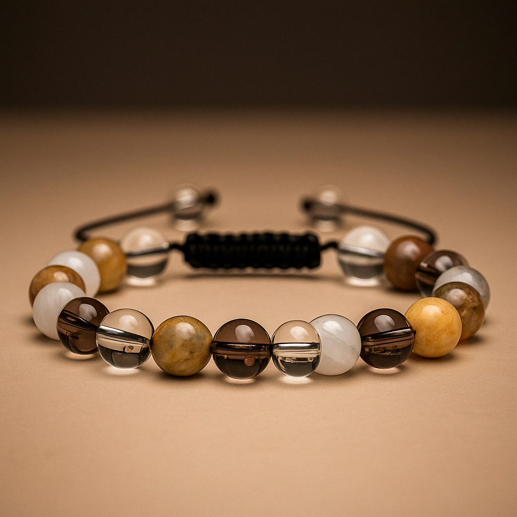 Pulseira De Pedras Naturais Horizonte Beroc