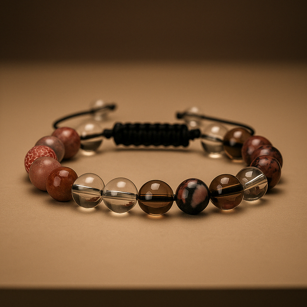 Pulseira De Pedras Naturais Origem Beroc