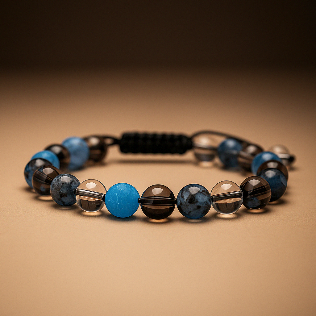 Pulseira De Pedras Naturais Abyss Beroc