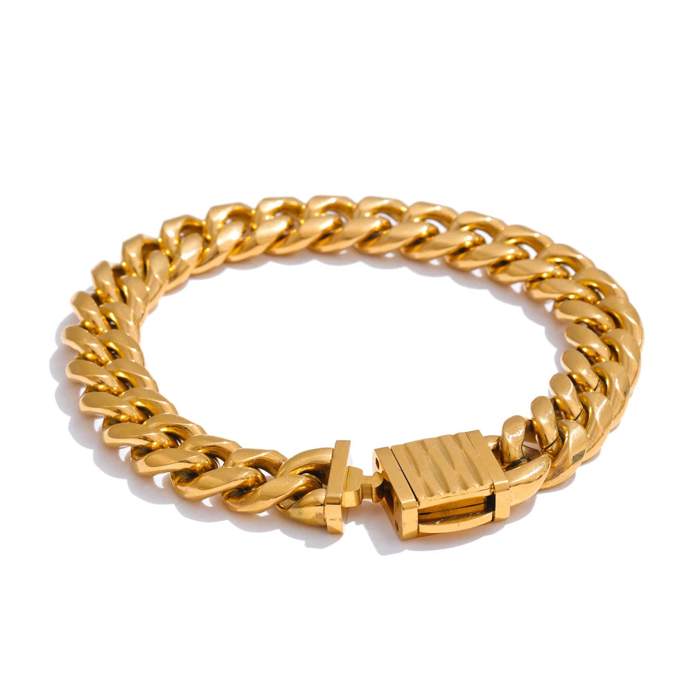 Pulseira Banhado em Ouro 19K Dominus Beroc