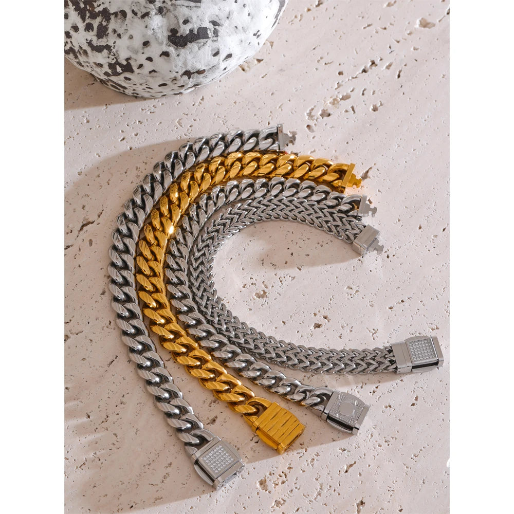 Pulseira Banhado em Ouro 19K Dominus Beroc