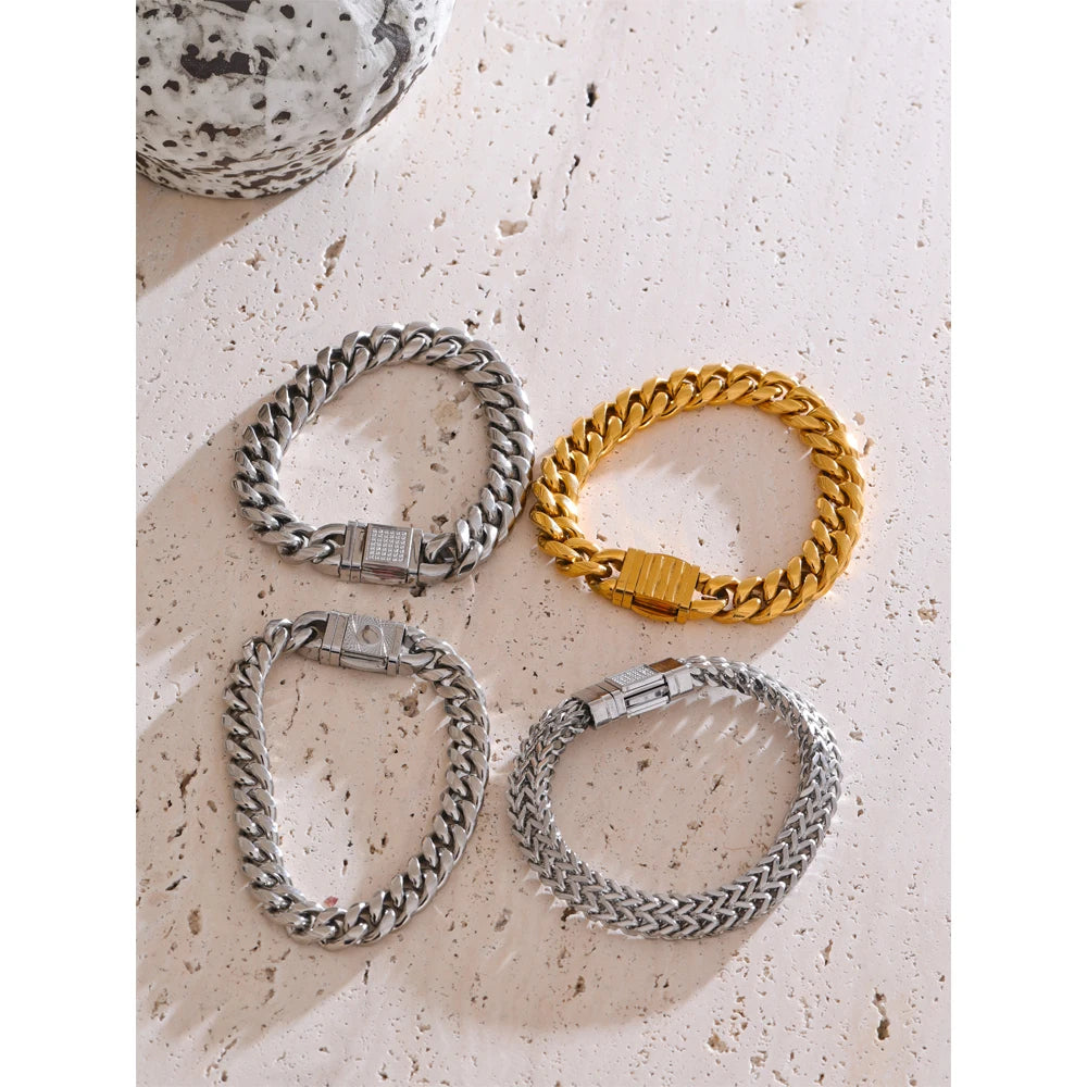 Pulseira Banhado em Ouro 19K Dominus Beroc